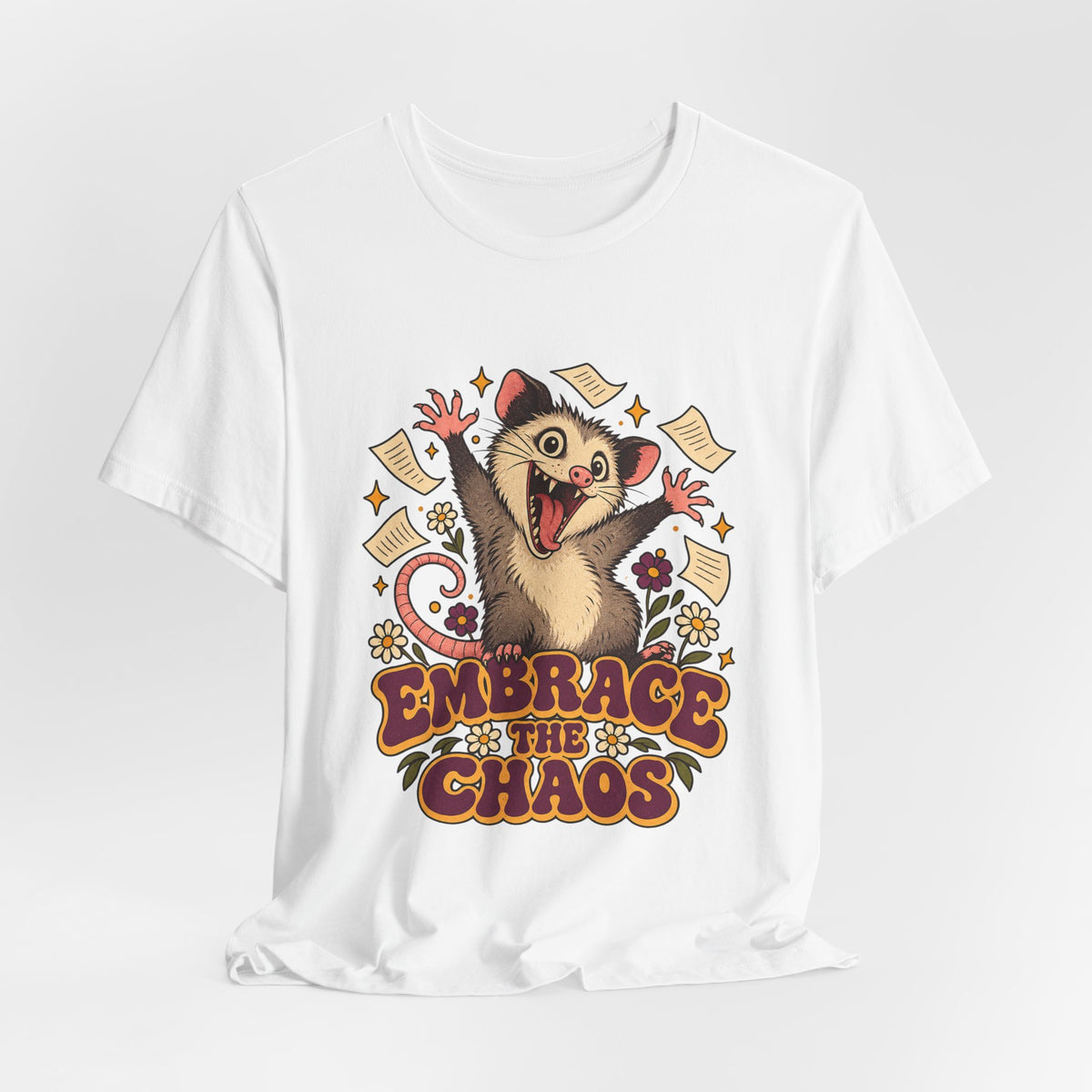 Embrace the Chaos Opossum Shirt, Funny Opossum T-Shirt, Funny Opossum Gift lifestyle