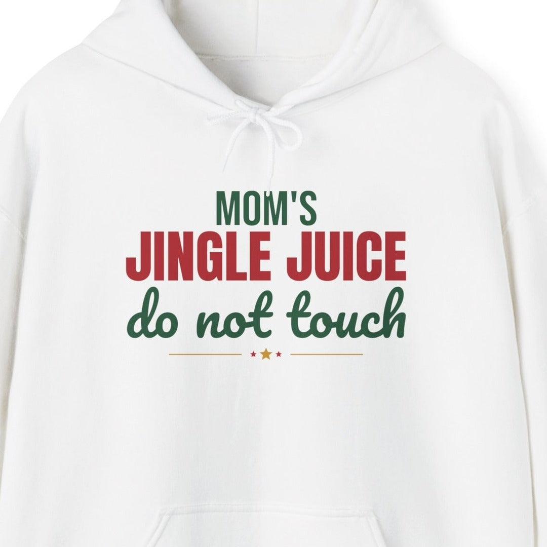 Mom's Jingle Juice Do Not Touch Hoodie, Christmas Mom Hoodie lifestyle