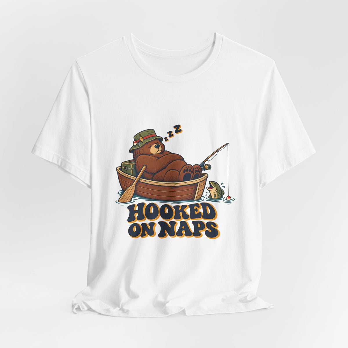 Hooked on Naps Fishing Bear Shirt, Funny Fishing T-Shirt, Funny Fishing Gift lifestyle