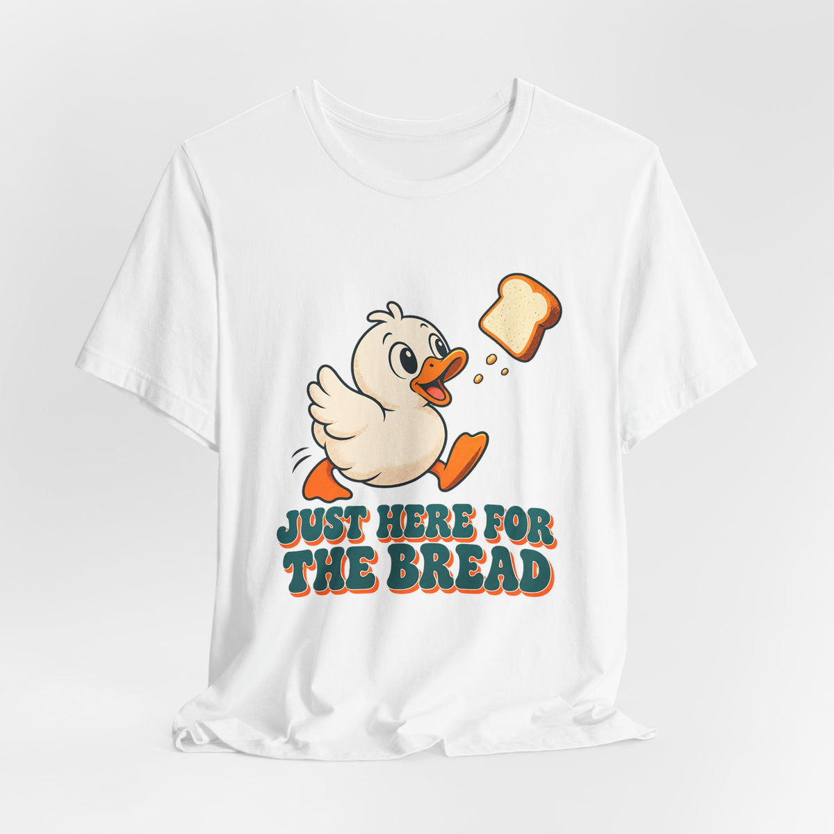 Just Here for the Bread Duck Shirt, Funny Duck T-Shirt, Funny Duck Gift lifestyle