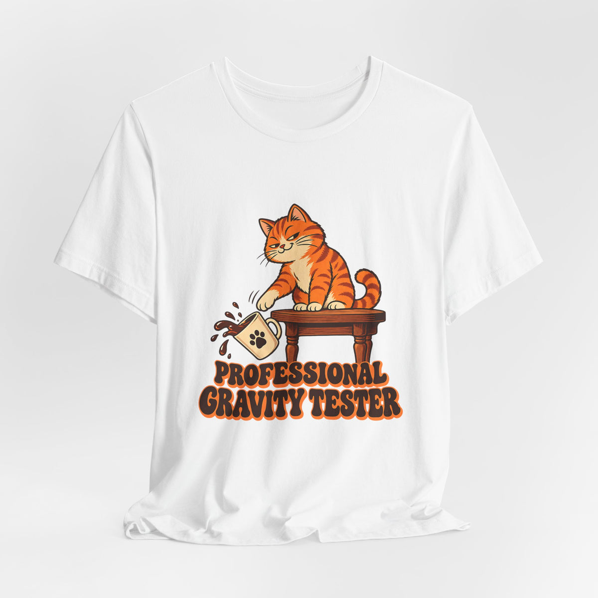 Professional Gravity Tester Cat Shirt, Funny Cat T-Shirt, Funny Cat Gift lifestyle